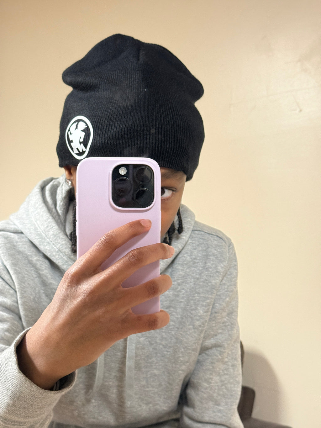 “signature” beanie black
